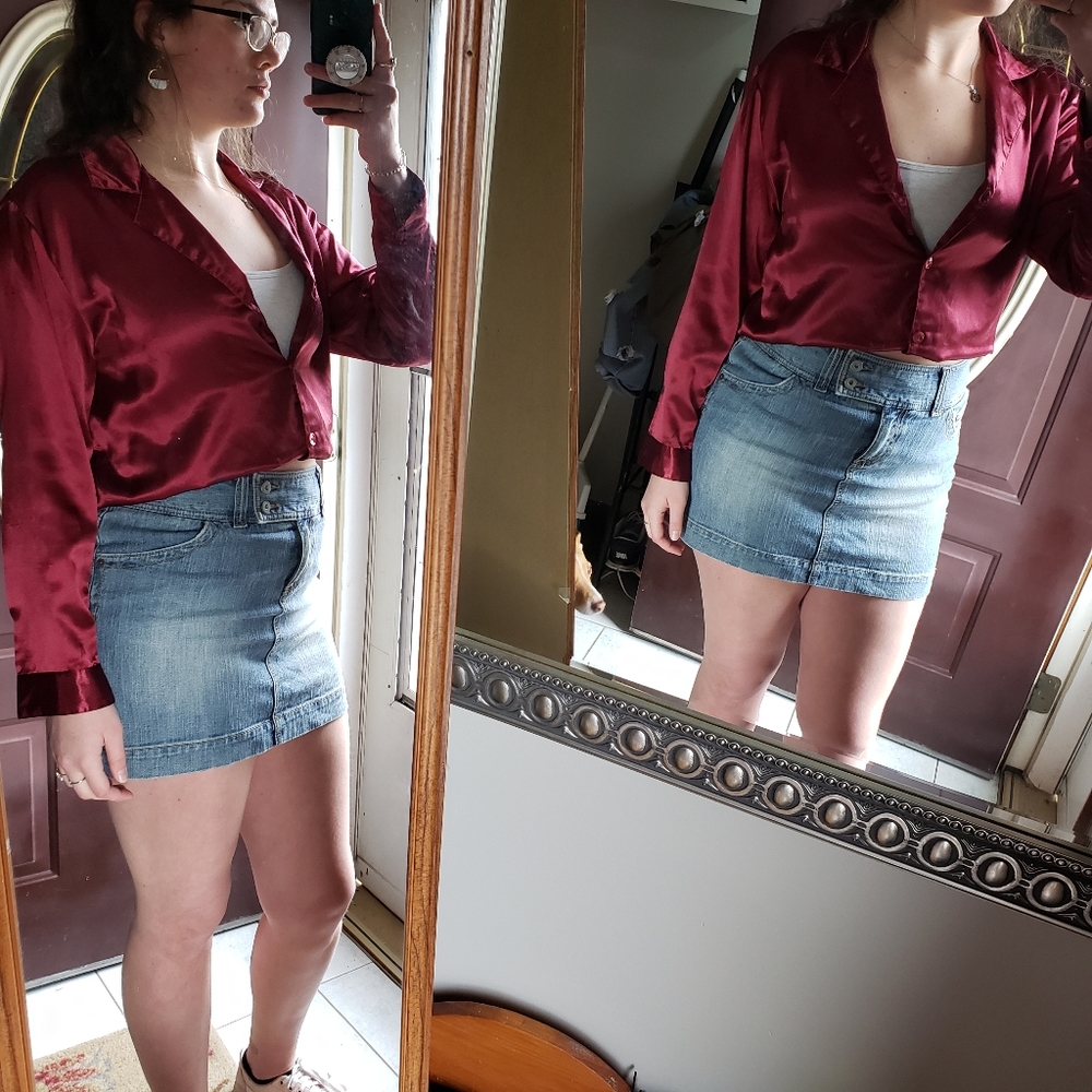 Fun Luxury Button Down Thrifted From Germany!